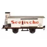 Märklin Seefischewagen 1991, Spur 1, HL, mit BRHh und 2 ST, 1 Treppe vom BRH tw lose, LS und