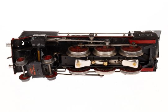 Märklin 2-C Dampflok GR 70/12920, Spur 0, elektr., schwarz, mit Tender, gW und 2 el. bel. - Bild 4 aus 8