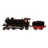 Märklin 2-B-1 Dampflok CED 1021, Spur 1, Uhrwerk intakt, HL, mit Tender, 3 imit. Sitrnlampen,