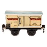 Märklin Schultheiss-Patzenhofer Bierwagen 1688, Spur 0, CL, mit 1 ST, LS und gealterter Lack, L