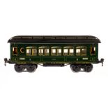 Märklin Personenwagen 1888, Spur 1, CL, mit Inneneinrichtung und 4 AT, LS tw ausgeb., gealterter