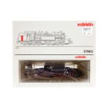 Märklin Digital D-D Tenderlok ”96 019” 37963, Spur H0, schwarz, Alterungsspuren, OK, Z 1-2