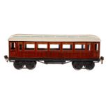 Märklin franz. Speisewagen 1886, Spur 1, CL, mit 4 AT und Beleuchtung, tw ÜL, L 33, Z 4