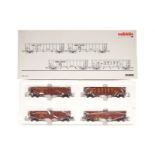 Märklin Hopper-Car-Set 45800, Spur H0, 4-teilig, Alterungsspuren, OK, Z 1-2