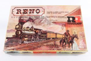 Rivarossi Lokomotiv-Bausatz ”Reno” 7203, Spur 0, wohl weitgehend komplett, Alterungsspuren, im