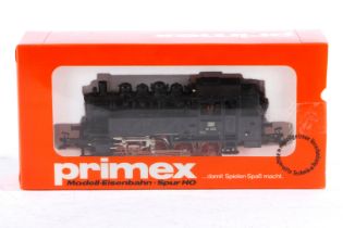Primex D-Tenderlok ”81 003” 3196, Spur H0, schwarz, Alterungsspuren, im tw besch. und NV OK, sonst