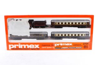 Primex Zugpackung ”Orient-Express” 2701, Spur H0, komplett, Alterungsspuren, im tw besch. OK, Z 2-3