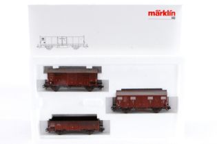 Märklin Güterwagen-Set 47889, Spur H0, 3-teilig, Alterungsspuren, OK, Z 2