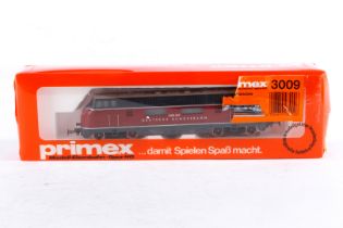 Primex Diesellok ”V 200 057” 3009, Spur H0, rot/grau, Alterungsspuren, im tw besch. OK, Z 2-3