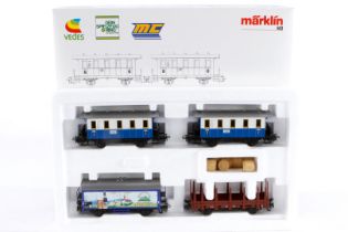Märklin Wagen-Set ”Bayerischer Güterzug mit Personenbeförderung” 40352, Spur H0, komplett,