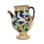 CHEVRETTE IN MAIOLICA POLICROMA, FORNACE LO NOBILE, CALTAGIRONE, XVIII SECOLO