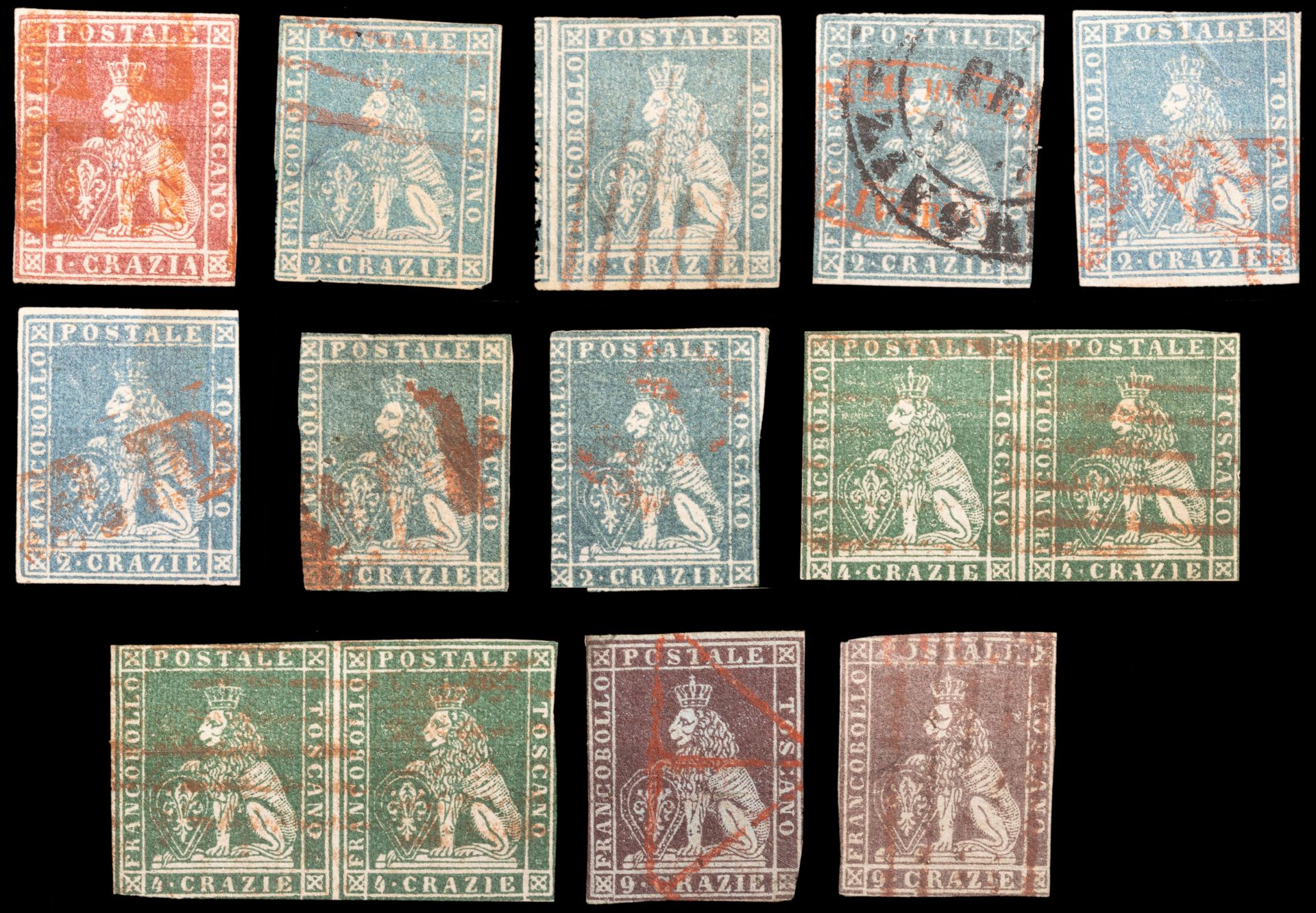 1851/58, ANTICHI STATI ITALIANI