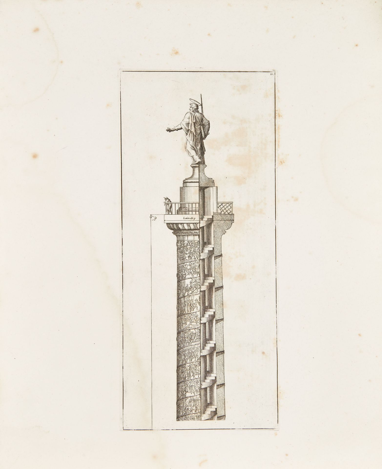 BELLORI, Giovan Pietro (1613-1696); BARTOLI, Pietro Santi (1635-1700) . Columna Cochlis M. Aurelio