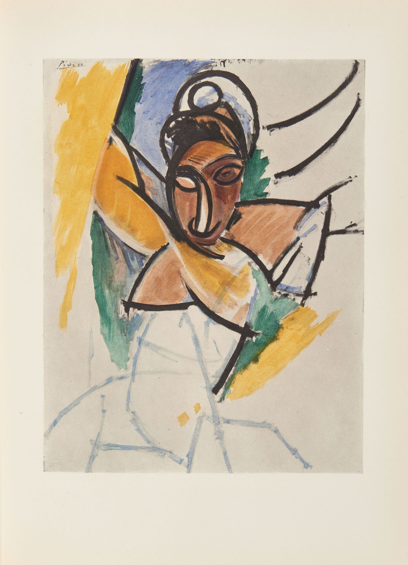 PICASSO, Pablo (1881-1973); RUSSOLI, Franco (1923-1977). Picasso Venti Pochoirs Originali. Milan: - Image 3 of 3