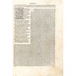 DANTE (1265-1321). Comento di Christophoro Landino fiorentino sopra la Comedia di Danthe Alighieri