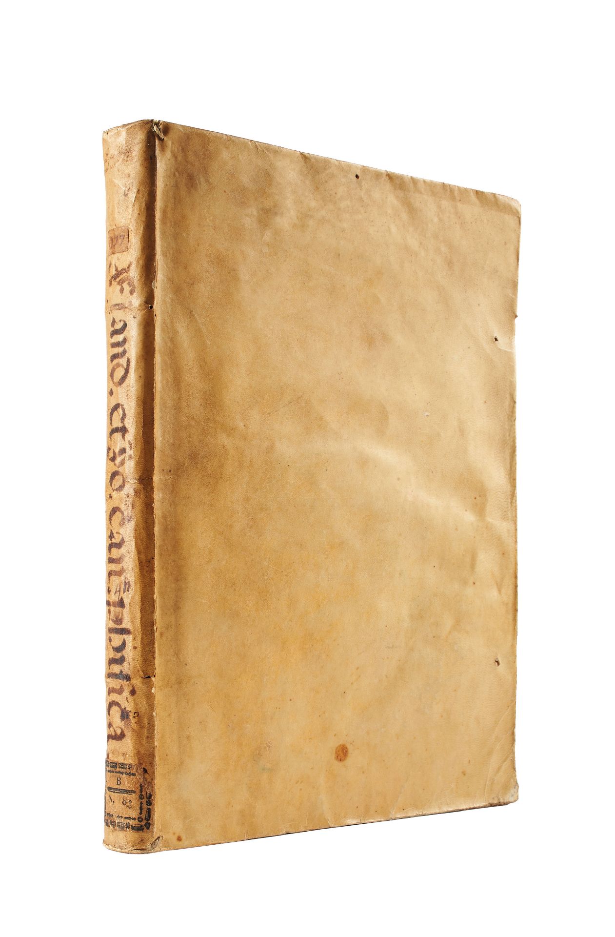 [ARISTOTLE] DOMINICUS DE FLANDRA (1425-1500). Commentaria super libris posteriorum Aristotelis, - Bild 2 aus 3