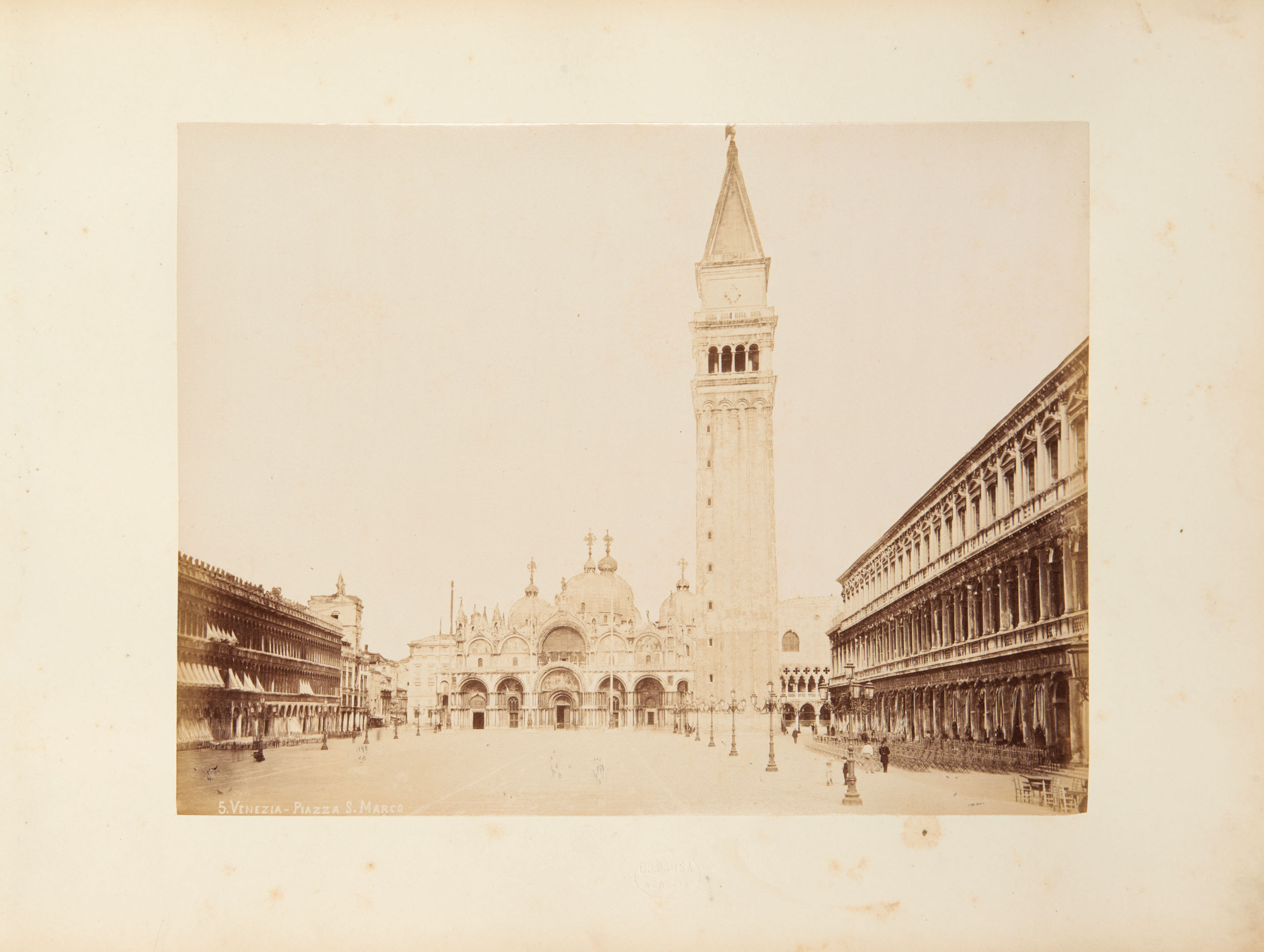 [VENICE] BRUSA, Giovanni Battista (1830-1920) . Memoir of Venice . [Venice: , 1890].