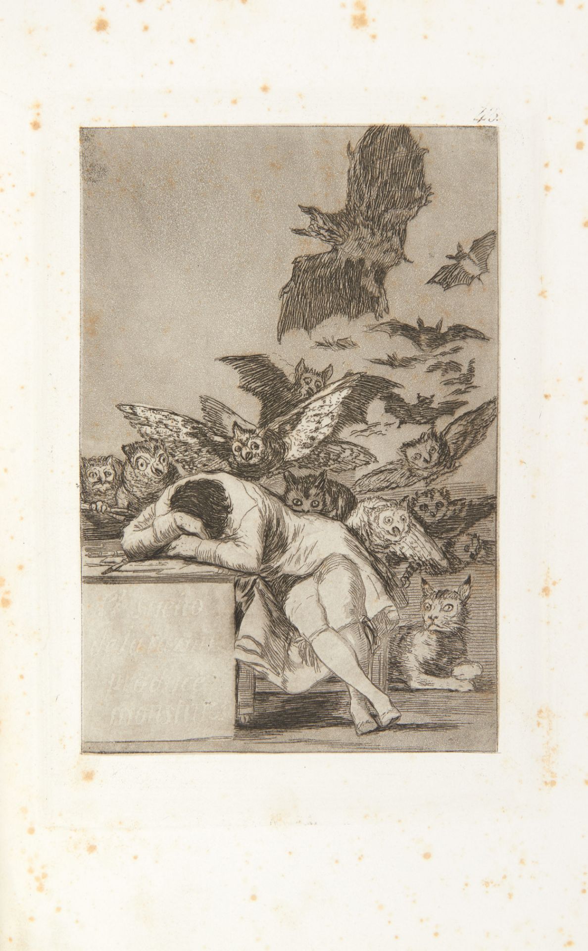 GOYA, Francisco (1746-1828). Los caprichos. Madrid: Calcografia Real, 1881-1886. - Image 3 of 4