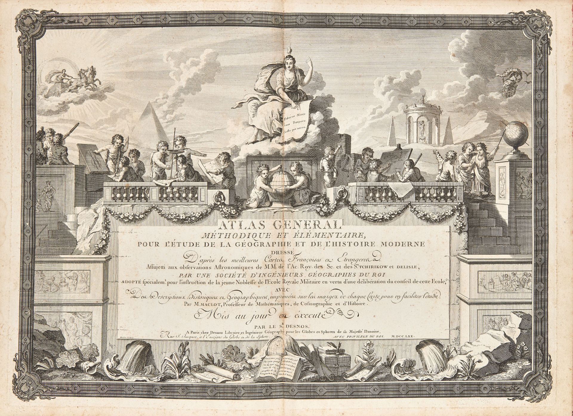 MACLOT, Jean Charles (1728-1805). Atlas general methodique et elementaire, pour l'etude de la - Image 4 of 5