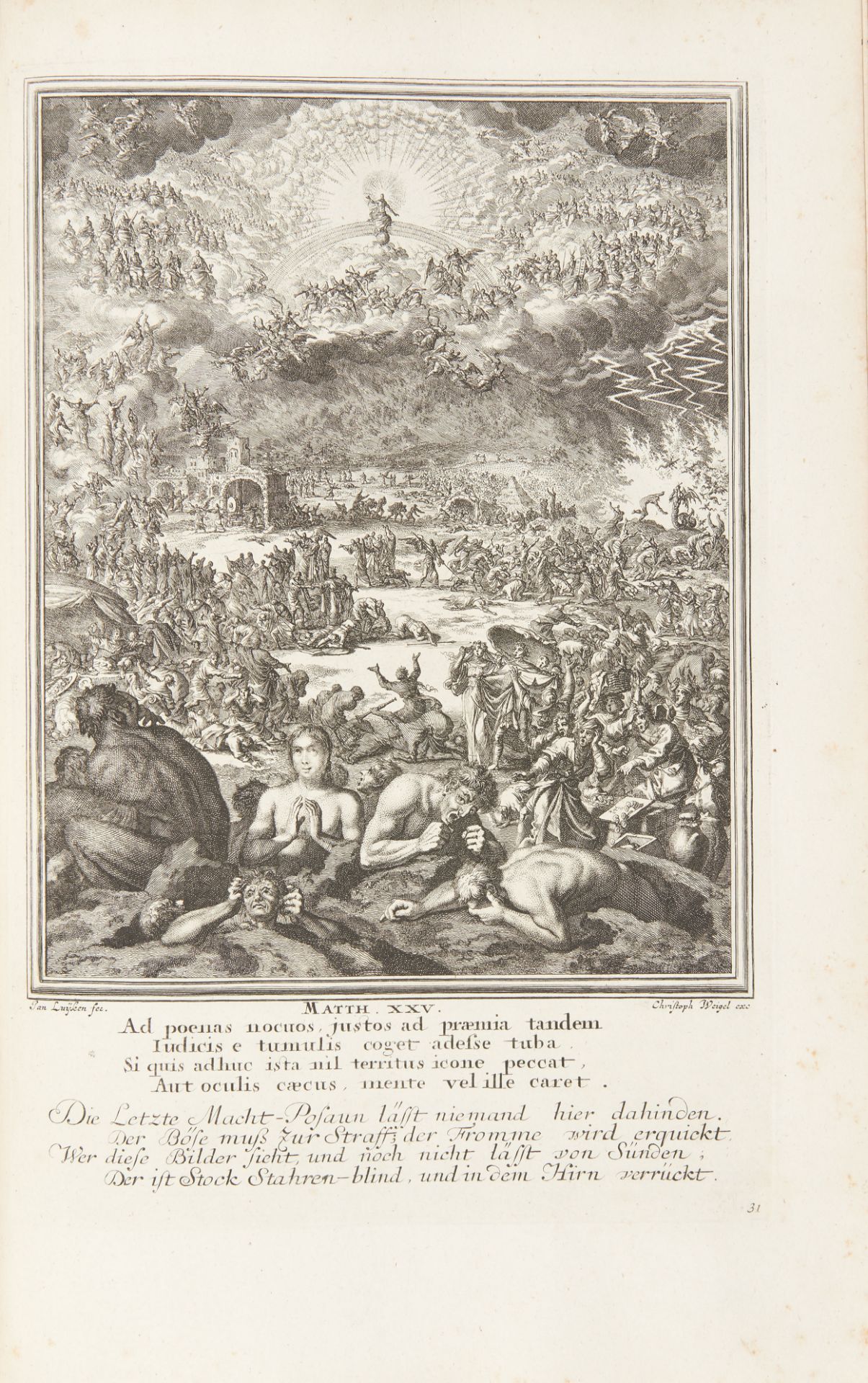 WEIGEL, Christoph (1654-1725). Historiae celebriores Veteris Testamenti iconibus representatae