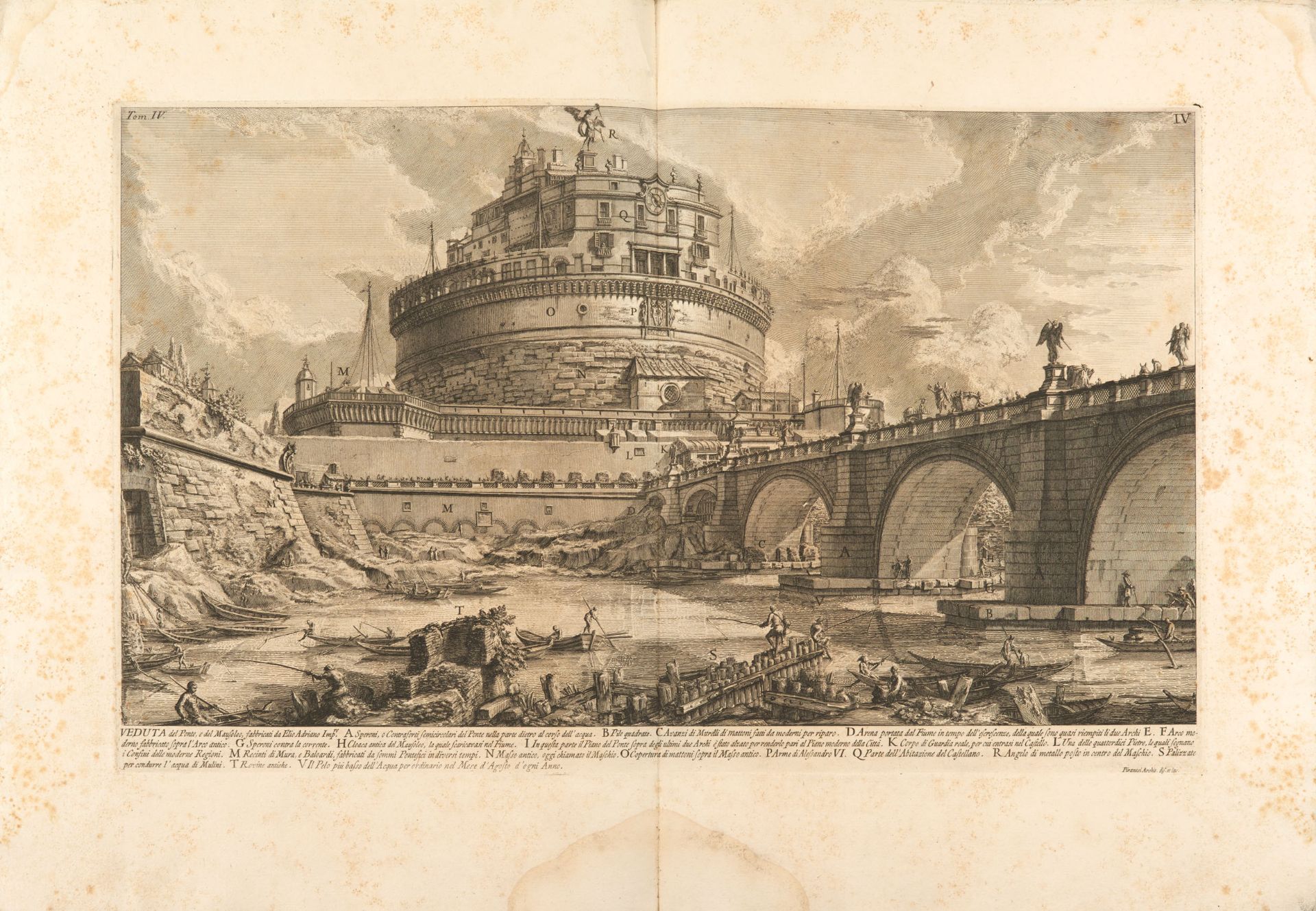 PIRANESI, Giovanni Battista (1720-1778). Le antichitá romane. Rome: Rotili, venduto da Bouchard, - Bild 3 aus 6