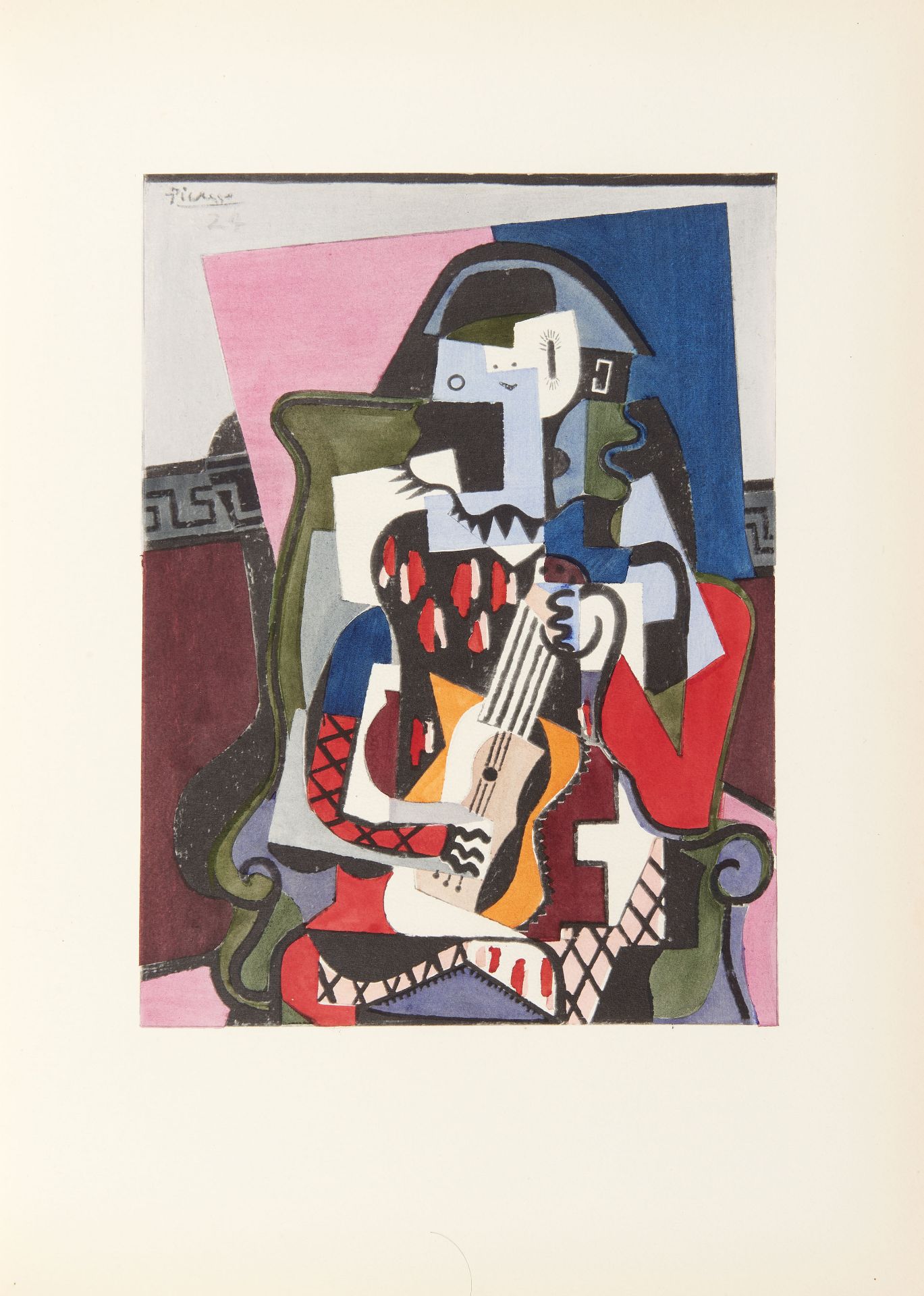 PICASSO, Pablo (1881-1973); RUSSOLI, Franco (1923-1977). Picasso Venti Pochoirs Originali. Milan: - Image 2 of 3