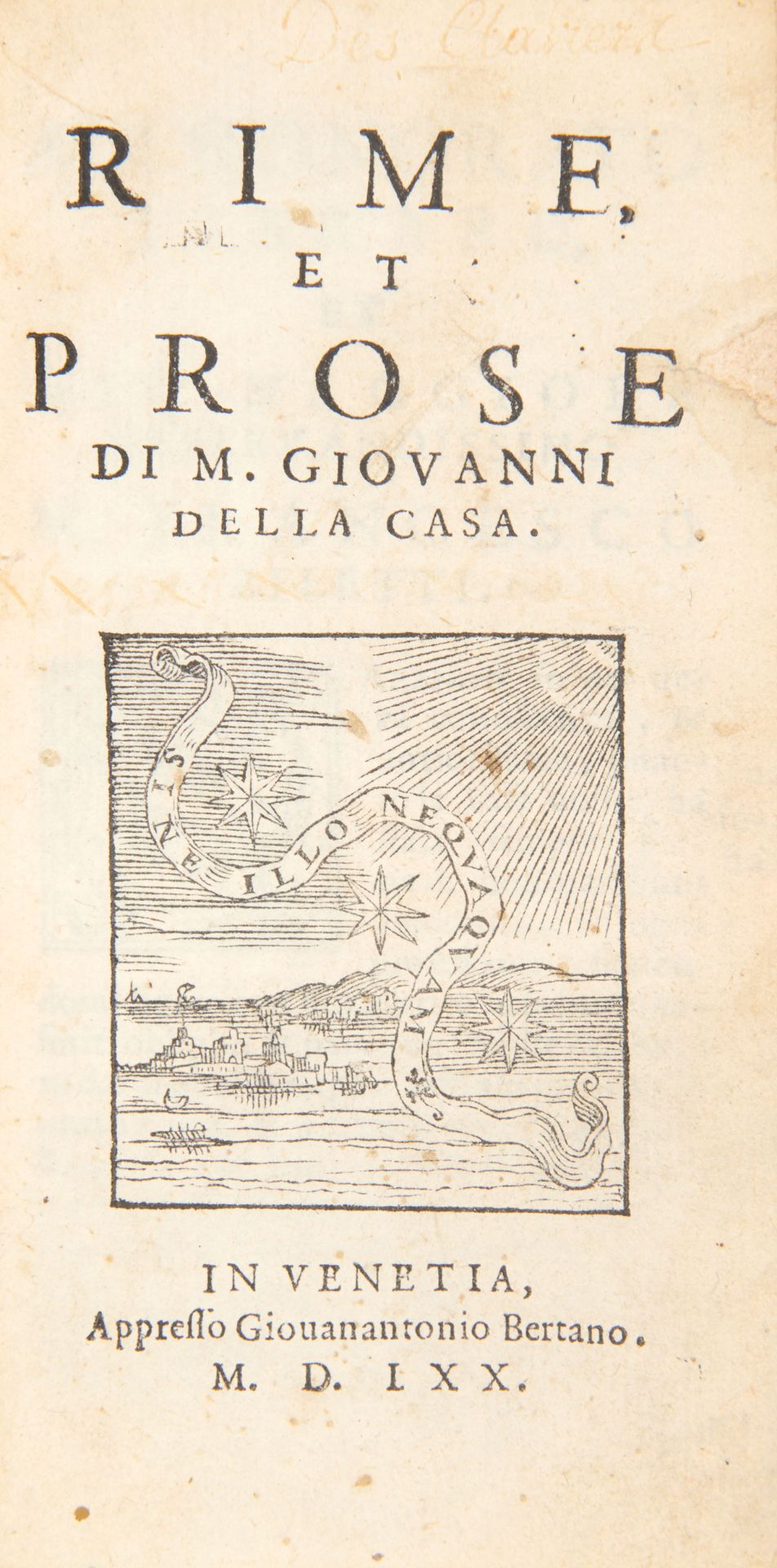 BOCCACCIO, Giovanni (1313-1375). The Decameron. Amsterdam: [Elzevier], 1665. - Image 3 of 3