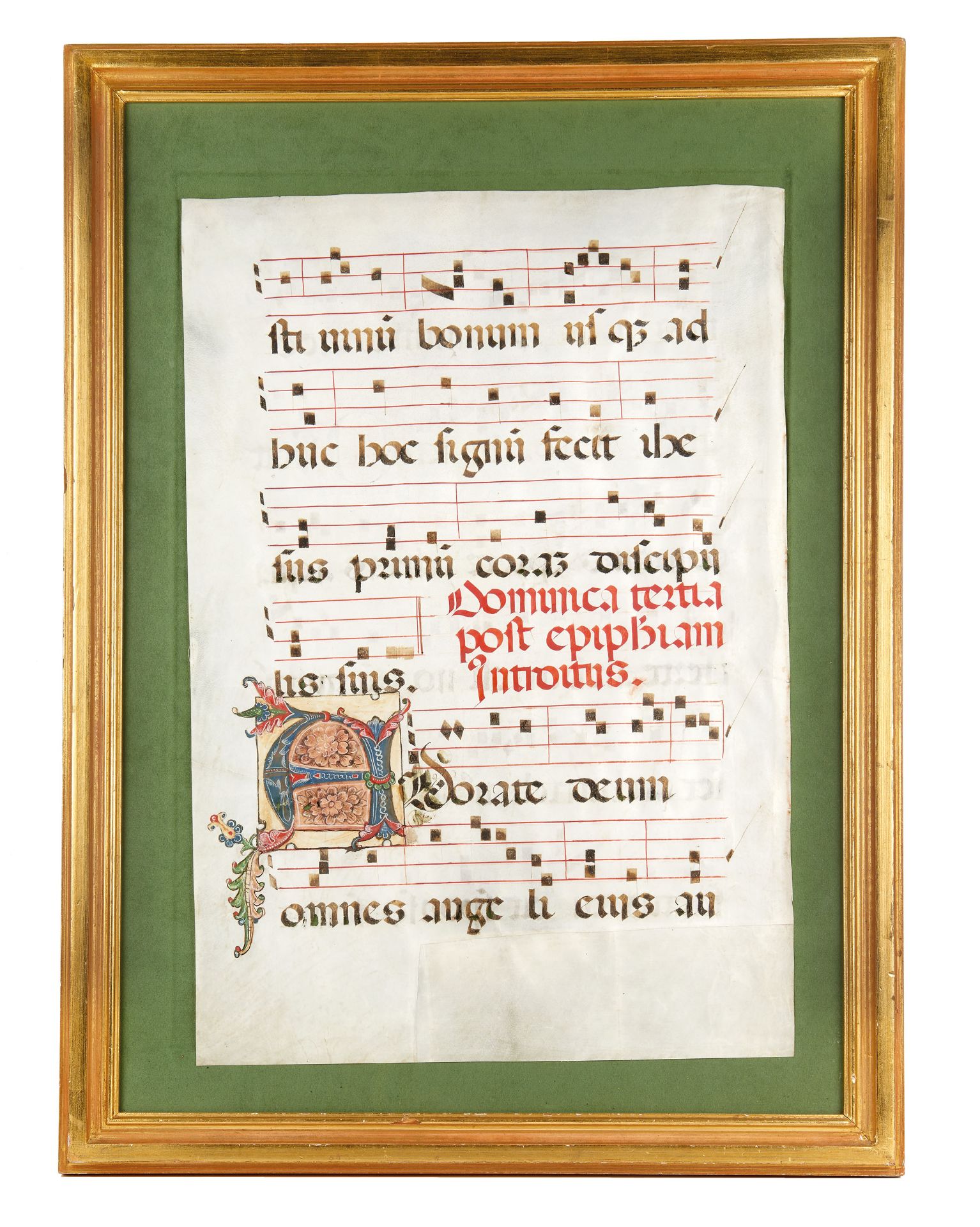 [MANUSCRIPTS]. Antiphonary. [Late 15th - 16th century].