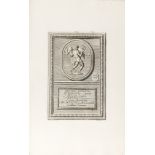 BRACCI, Domenico Augusto (1717-1795). Memorie degli antichi incisori che scolpirono i loro nomi in