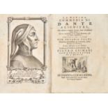 DANTE; [VOLPI, Giovanni Antonio (1686-1766)]. La divina Commedia di Dante Alighieri. Padua: Comino,