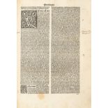 [ARISTOTLE] DOMINICUS DE FLANDRA (1425-1500). Commentaria super libris posteriorum Aristotelis,