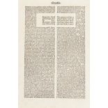 [BIBLE] DE LYRA, Niccol&ograve; (1270-1349). Biblia Latina. [Venice: Johannes Herbort, de