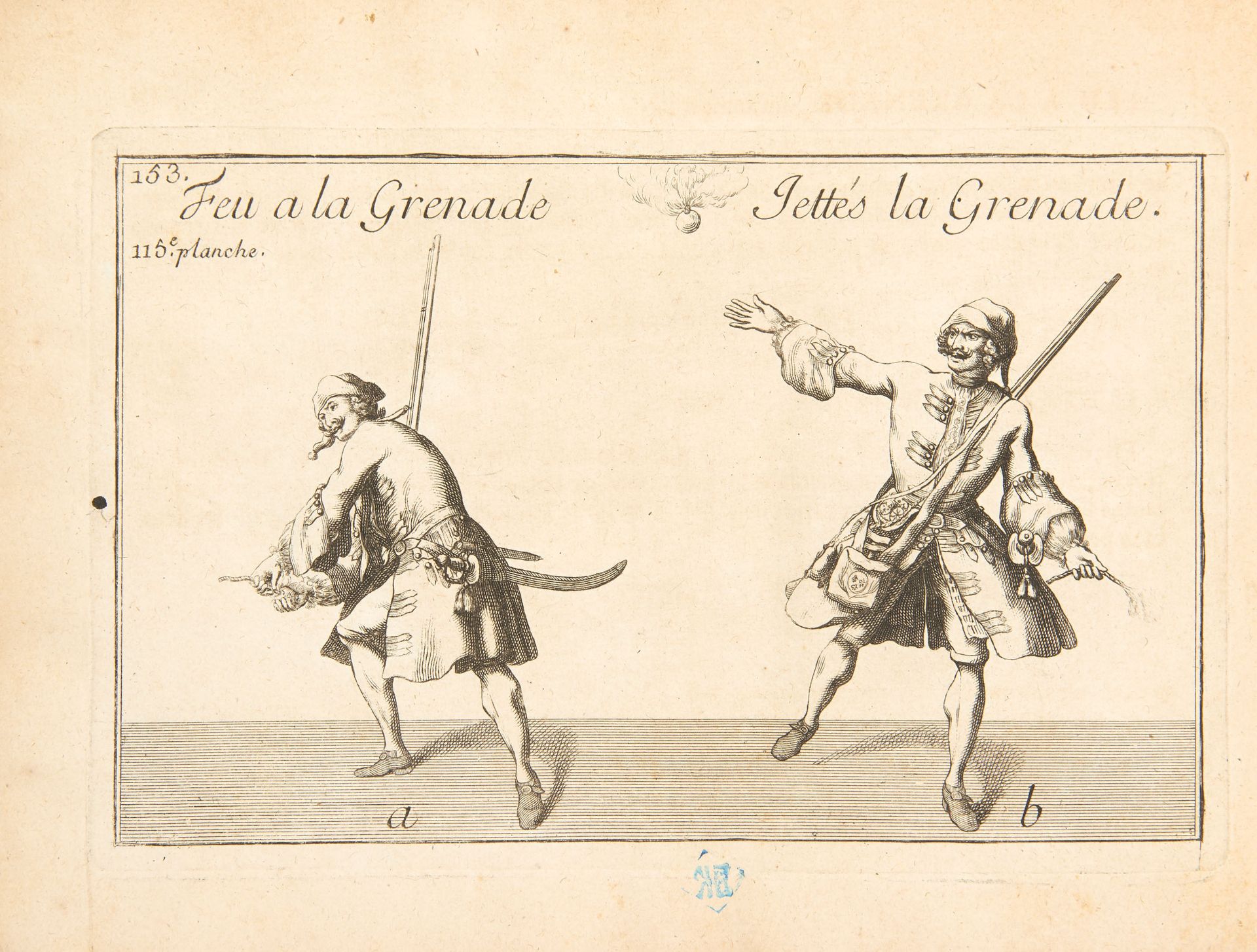 [SCHERMATA] GIRARD Pierre Jacques Fran?ois. Trait&eacute; des armes. Paris: Moette, Le Gras..., - Image 2 of 4