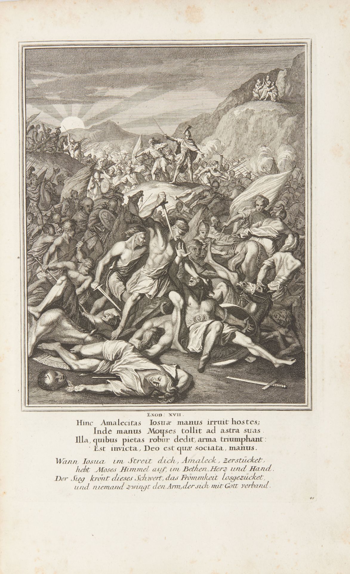 WEIGEL, Christoph (1654-1725). Historiae celebriores Veteris Testamenti iconibus representatae - Image 2 of 3