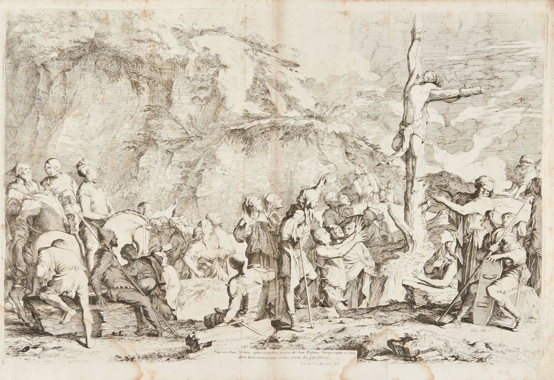 [SALVATOR ROSA] ANTONINI, Carlo (inc.) (1740-1821). Serie di 85 disegni in varie composti dal - Image 2 of 3