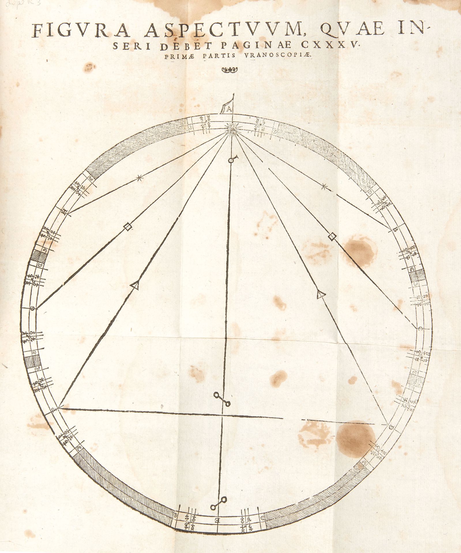 BARANZANO, Giovanni Antonio Redento (1590-1622). Uranoscopia seu De coelo in qua universa coelorum