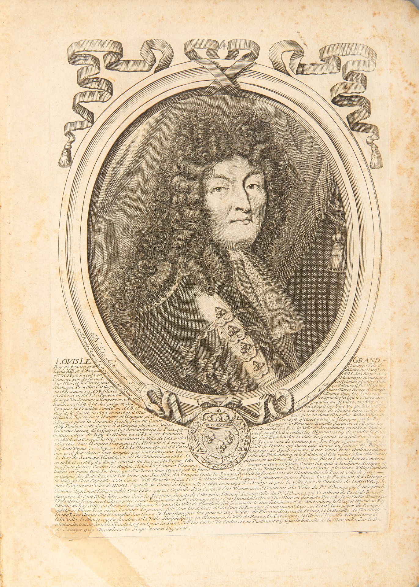 LARMESSIN, Nicolas (1640-1725). Les augustes representations de tous les roys de France depuis - Bild 2 aus 3