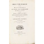 [ENOLOGY] ACERBI, Giuseppe (1773-1846). Delle viti italiane. Milan: Giovanni Silvestri, 1825.
