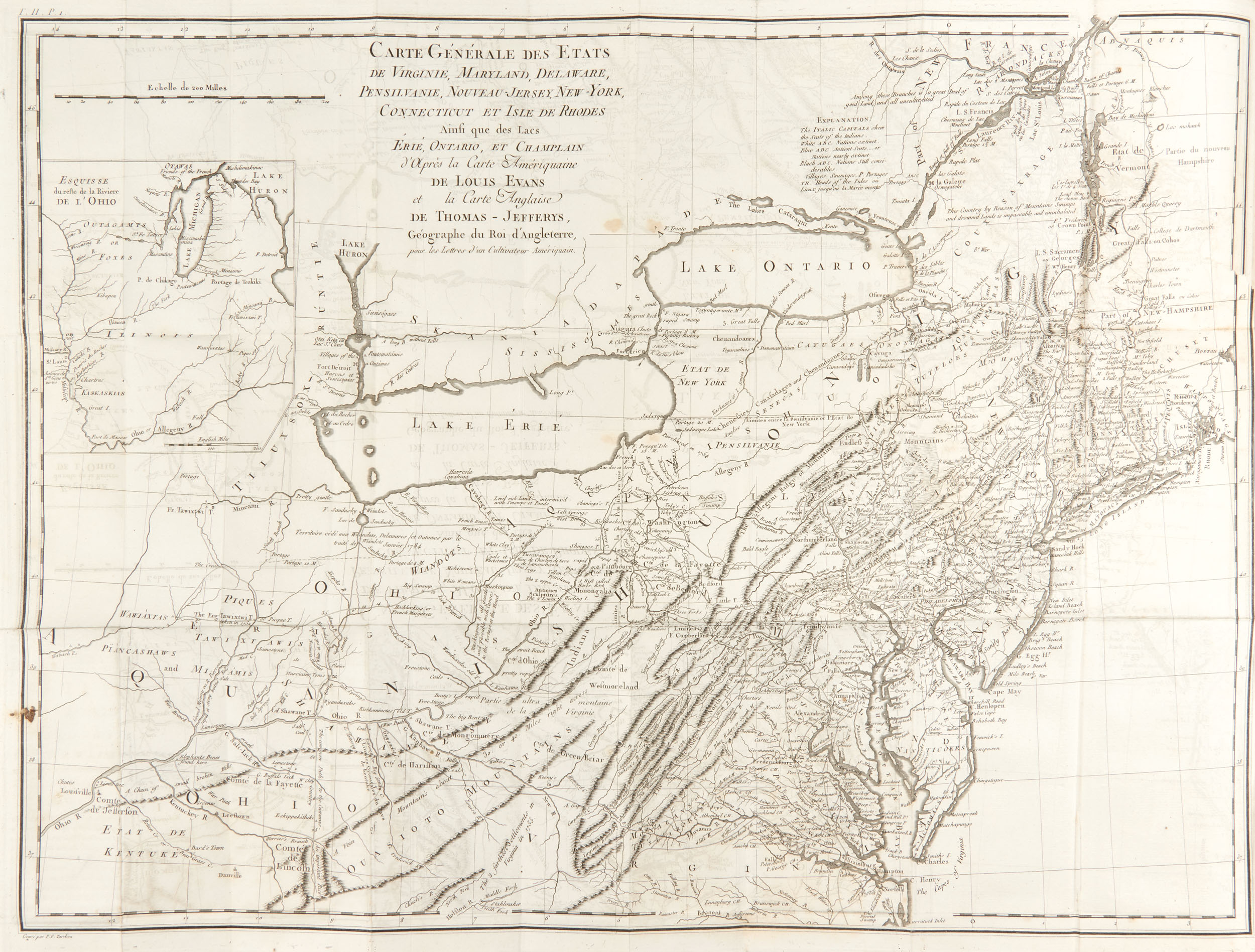 [AMERICANA] CREVECOEUR, Michel Guillaume St. Jean de (1735-1813). Lettres d'un cultivateur