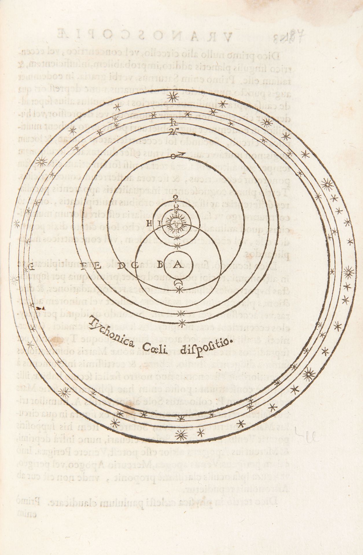 BARANZANO, Giovanni Antonio Redento (1590-1622). Uranoscopia seu De coelo in qua universa coelorum - Image 3 of 3
