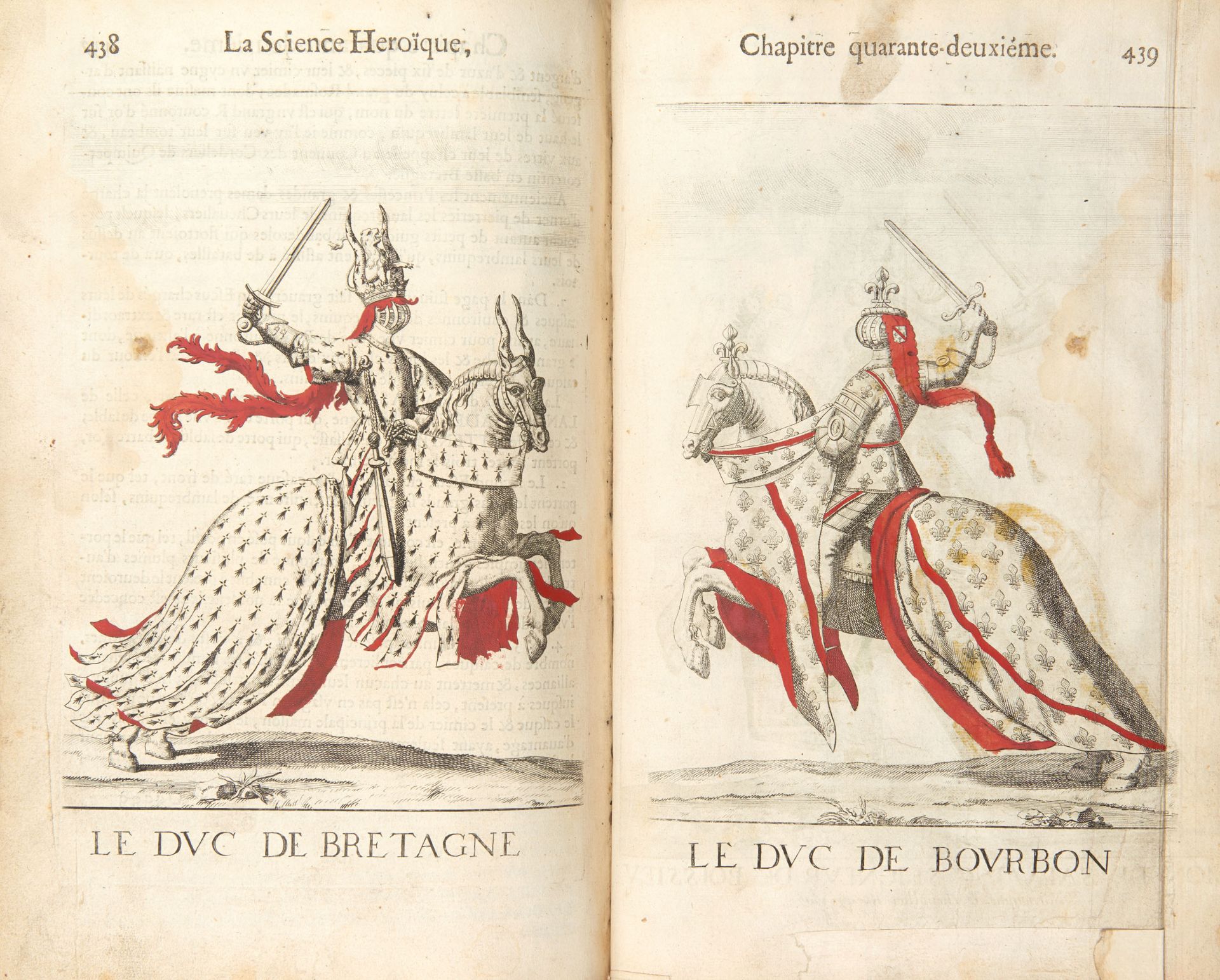 [HERALDRY] VULSON DE LA COLOMBIERE, Marc (d. 1658). La science heroique, traitant de la noblesse, - Image 2 of 6