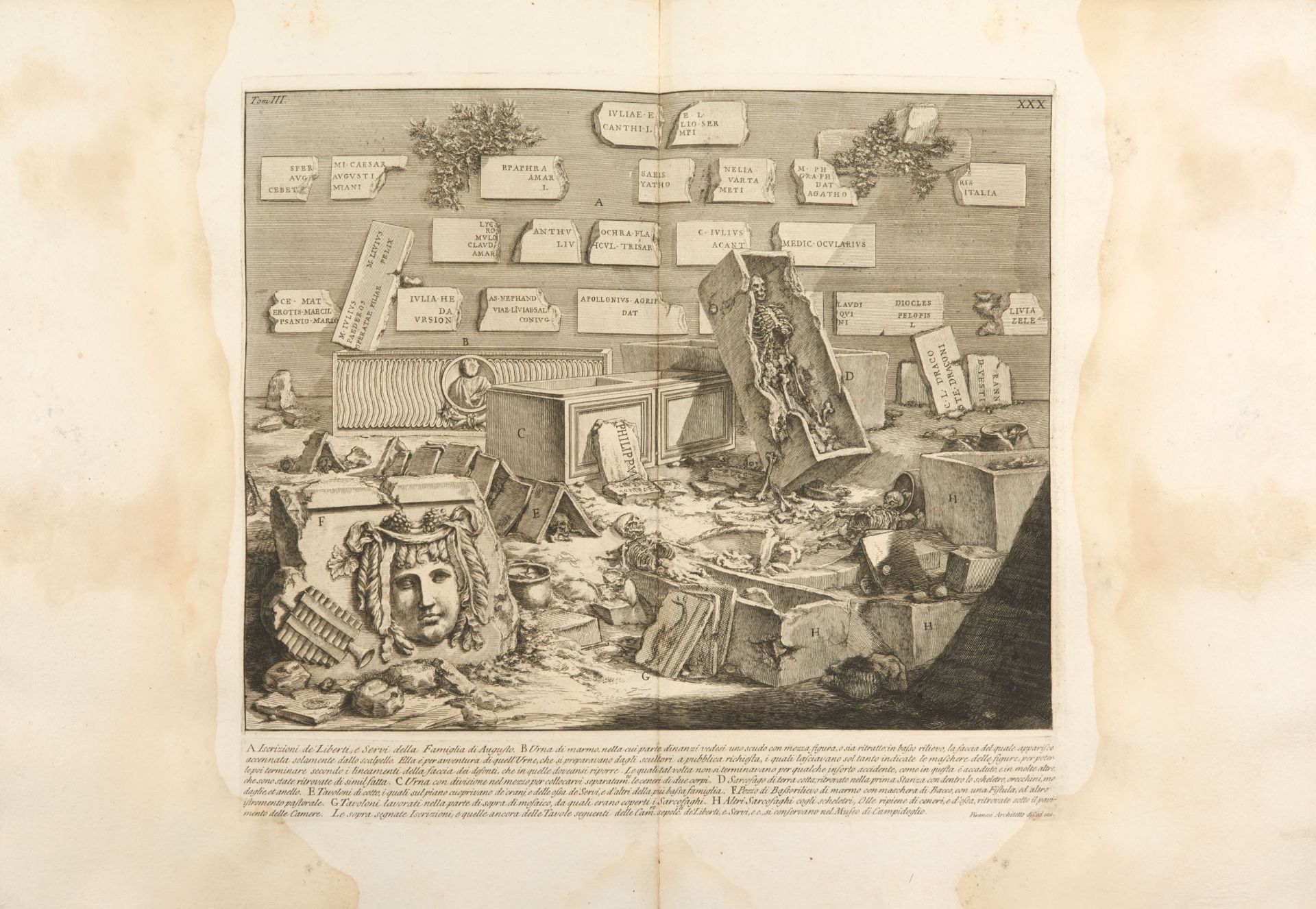 PIRANESI, Giovanni Battista (1720-1778). Le antichitá romane. Rome: Rotili, venduto da Bouchard, - Bild 4 aus 6