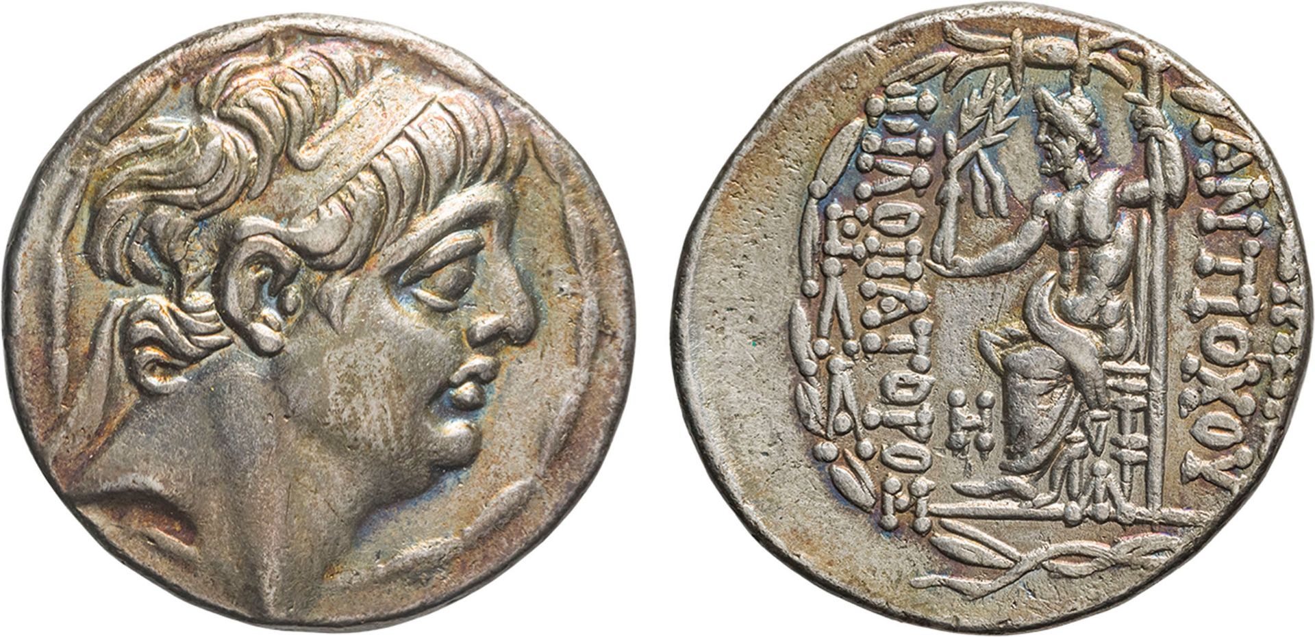 MONETE GRECHE. RE SELEUCIDI. ANTIOCO IX (116-95 A.C.). TETRADRACMA