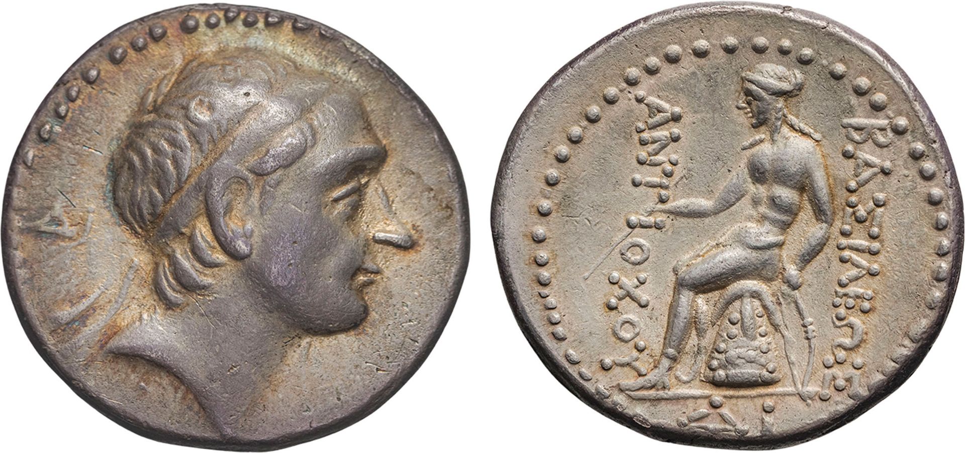 MONETE GRECHE. RE SELEUCIDI. ANTIOCO III (223-187 A.C.). TETRADRACMA