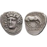 MONETE GRECHE. TESSAGLIA. LARISSA (350-325 A.C.). DRACMA