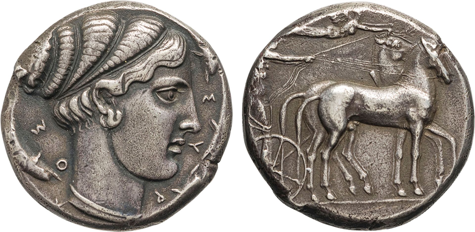 MONETE GRECHE. SICILIA. SIRACUSA (420-415 A.C.). TETRADRACMA