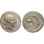 MONETE GRECHE. AEOLIS. KYME (150-145 A.C.). TETRADRACMA