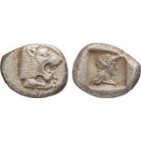 MONETE GRECHE, CARIA. KNIDOS (520-495 A.C.). DRACMA