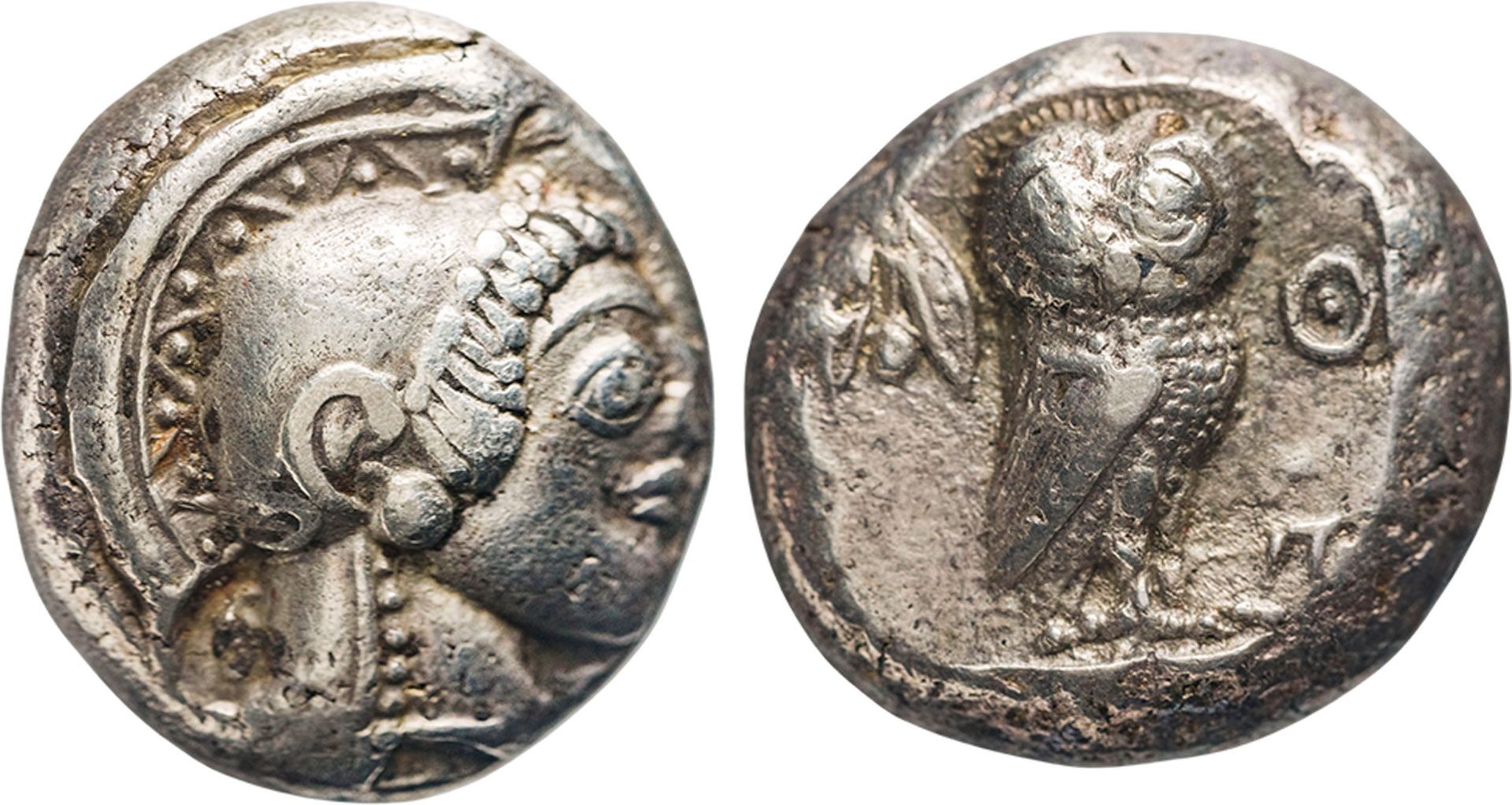 MONETE GRECHE. ATTICA. ATENE (594-560 A.C.). TETRADRACMA ARCAICA