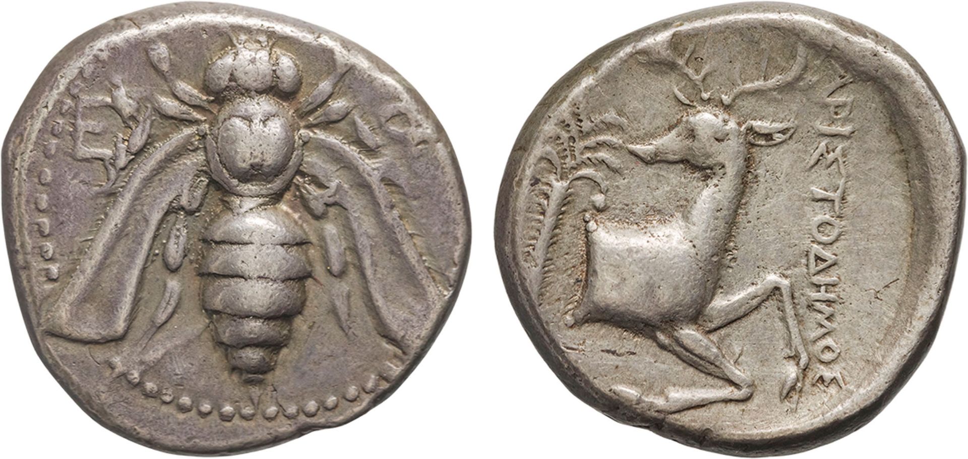 MONETE GRECHE. IONIA. EFESO (350-340 A.C.). TETRADRACMA